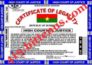 419CERTIFICATE OF LEGALITY 1